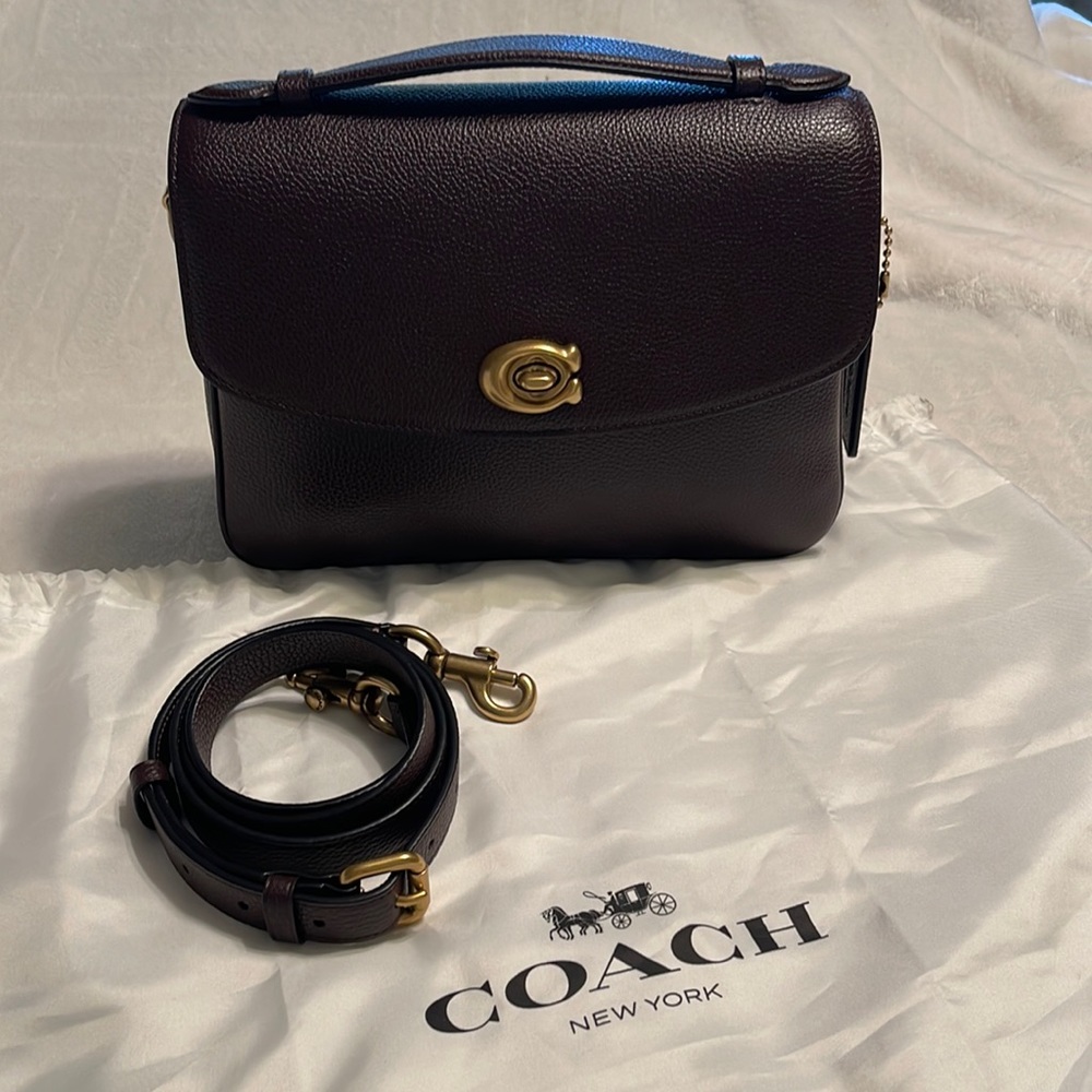 Authentic Coach Cassie Crossbody Bag (Ox Blood)